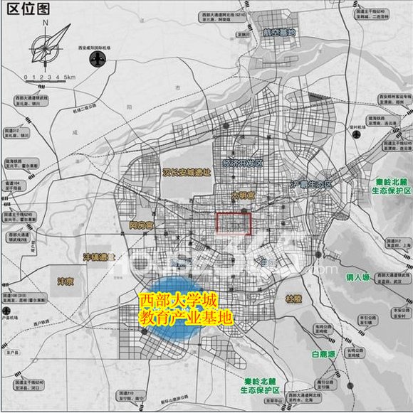 西部大学城的组成