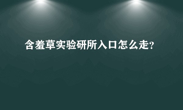 含羞草实验研所入口怎么走？
