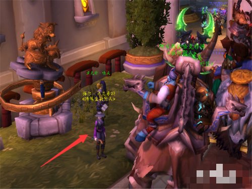 求魔兽世界WLK的达拉然万G大象在哪个位置购买？