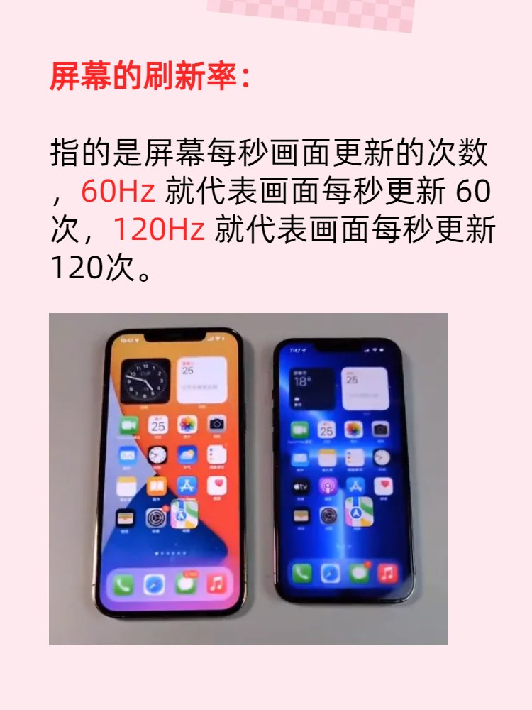 什么是屏幕刷新频率？