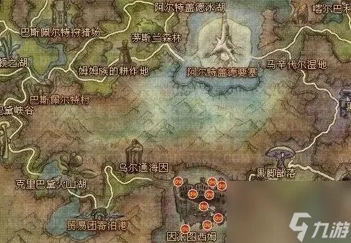 永恒之塔奥德采集1-499采集路线介绍