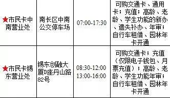 无锡市民卡在哪里办理？