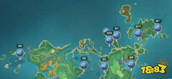 原神海灵芝位置图 海灵芝采集地点分布图一览