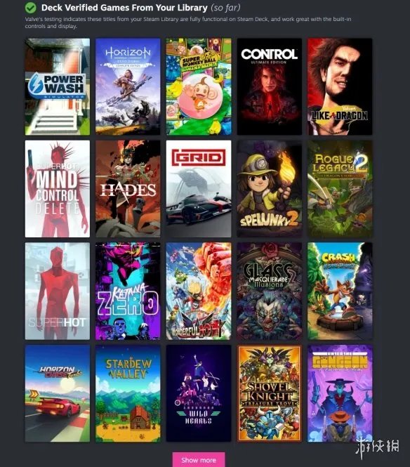 我买的游戏支持Steam Deck掌机吗?来看看吧