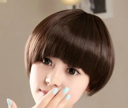 蘑菇头发型效果大盘点