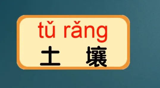 土壤的拼音