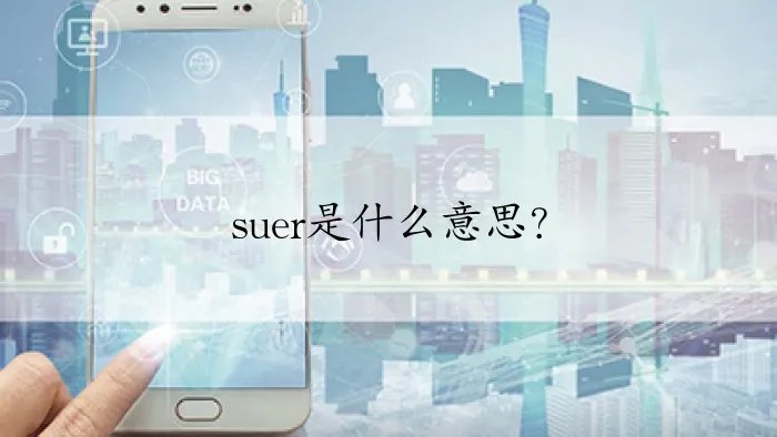 suer是什么意思?