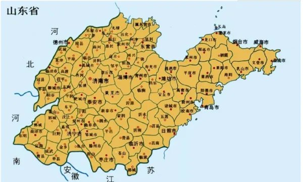 山东地图全图大图