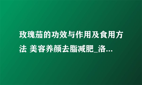 玫瑰茄的功效与作用及食用方法 美容养颜去脂减肥_洛神花茶的食用方法_玫瑰茄的副作用