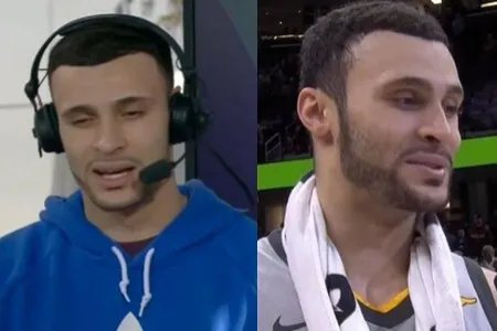 小南斯求婚成功女友晒出钻戒 接受记者采访谈及詹皇离队之事