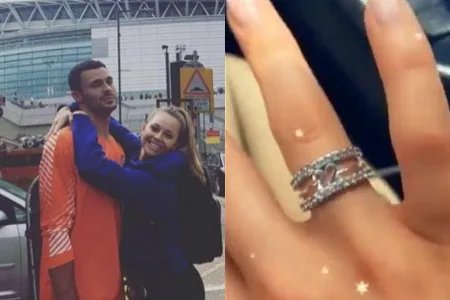 小南斯求婚成功女友晒出钻戒 接受记者采访谈及詹皇离队之事