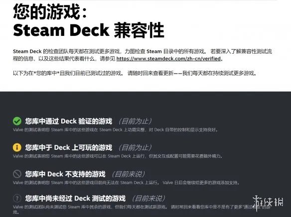 我买的游戏支持Steam Deck掌机吗?来看看吧