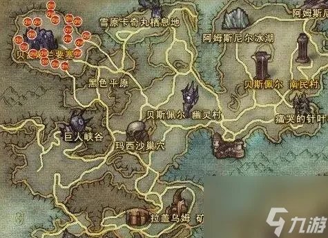 永恒之塔奥德采集1-499采集路线介绍