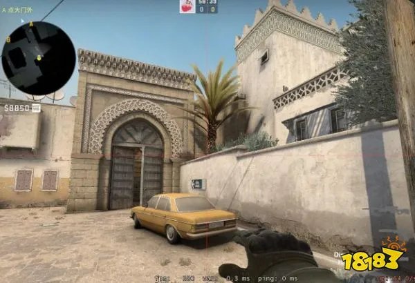 CSGO炙热沙城道具教学 dust2炙热沙城投掷物点位一览