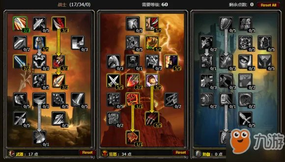 《魔兽世界怀旧服》牛头人战士天赋怎么加点 牛头人战士天赋加点推荐