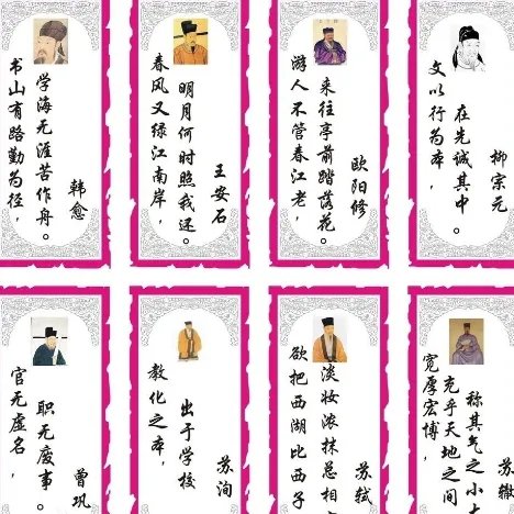 揭秘唐宋八大家是哪八位，唐宋八大家之首是谁