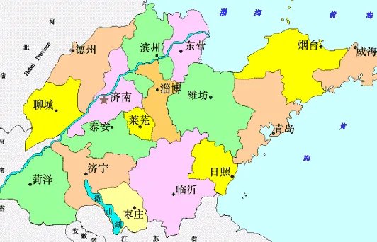 山东地图全图大图