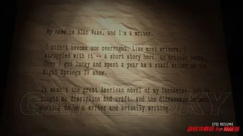 《心灵杀手:美国噩梦》图文攻略全手稿收集