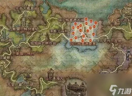 永恒之塔奥德采集1-499采集路线介绍