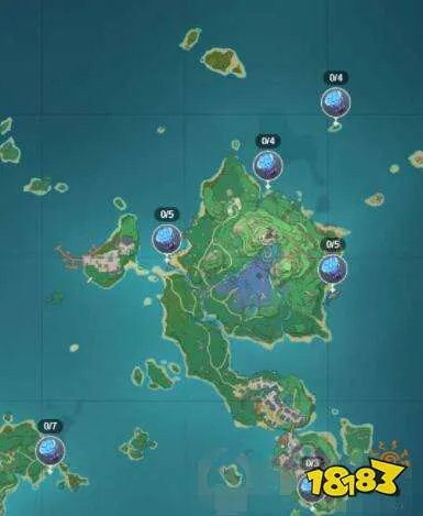 原神海灵芝位置图 海灵芝采集地点分布图一览