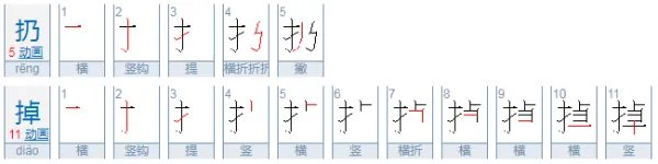 扔掉的拼音是什么?