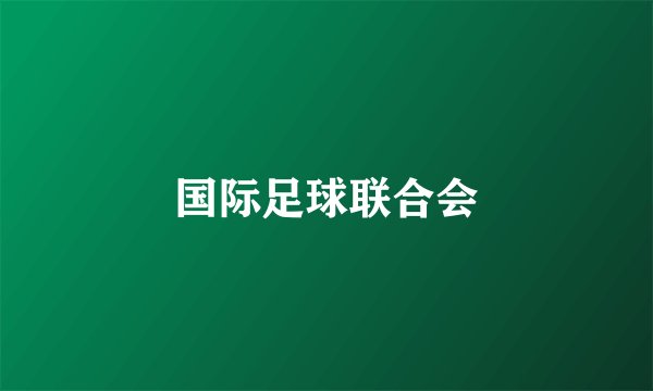 国际足球联合会