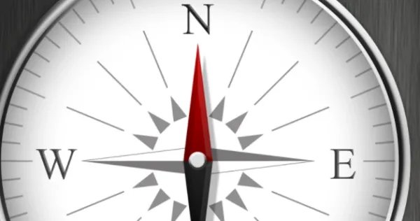 指南针红色的一头指向什么方向?