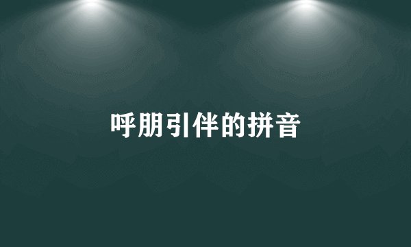 呼朋引伴的拼音