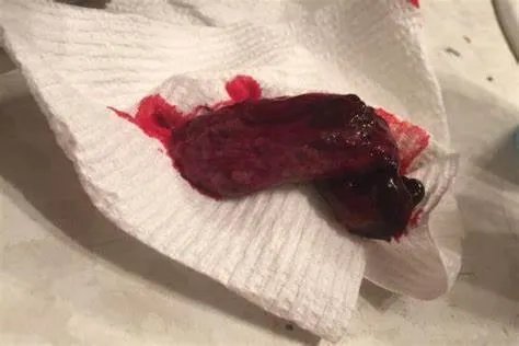 掉下来的完整孕囊图片