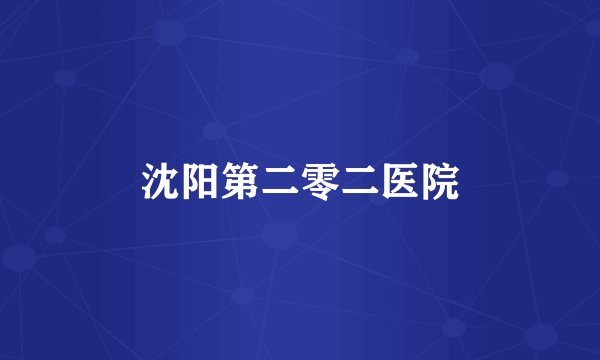 沈阳第二零二医院