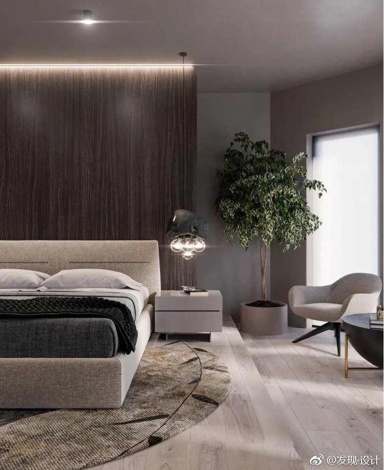 BROWN EYES 棕木+灰 绿植环绕住宅空间 | Ser...