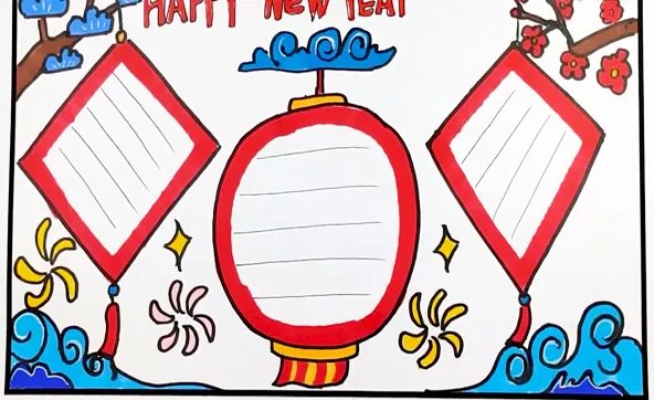 春节英语手抄报 春节英语手抄报图片简单又漂亮