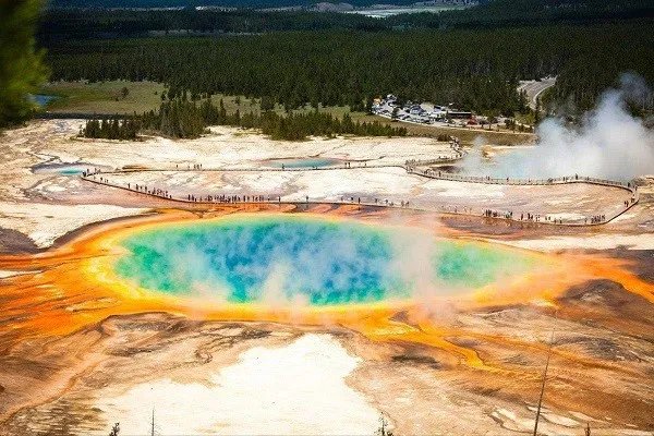 黄石公园超级火山