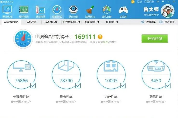 RX460评测跑分参数介绍