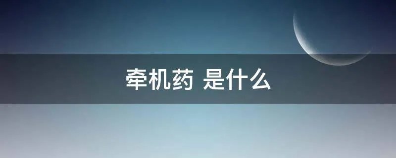 牵机药 是什么