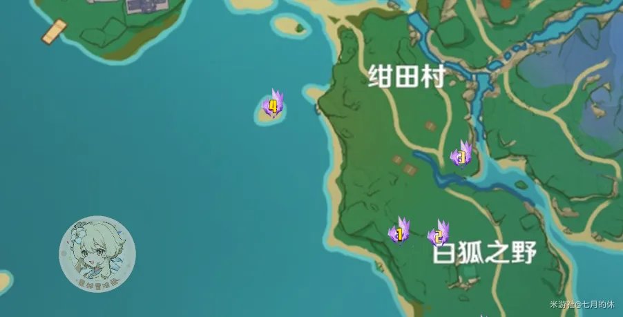 原神全雷神瞳位置坐标汇总