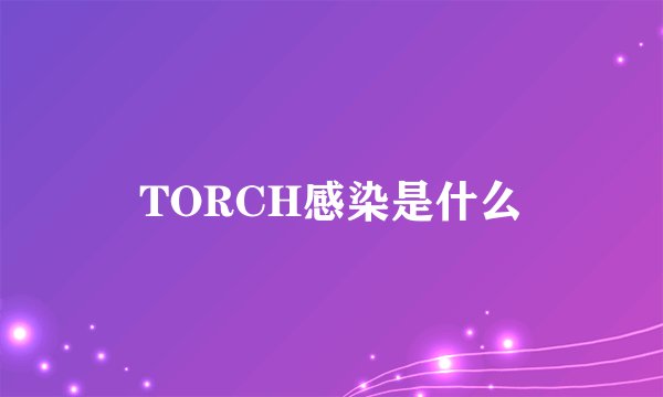 TORCH感染是什么