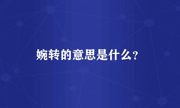 婉转的意思是什么?