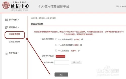 中国人民银行征信中心查询个人信用信息服务平台