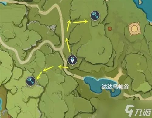 《原神》蒙德地灵龛分布图 蒙德地灵龛位置在哪