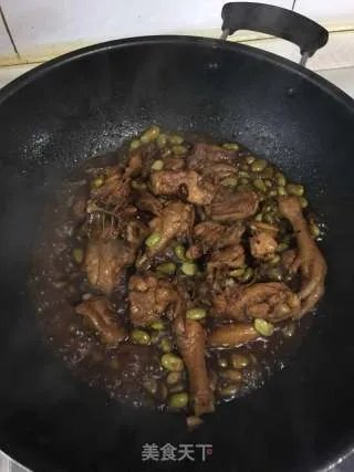 毛豆烧鸡