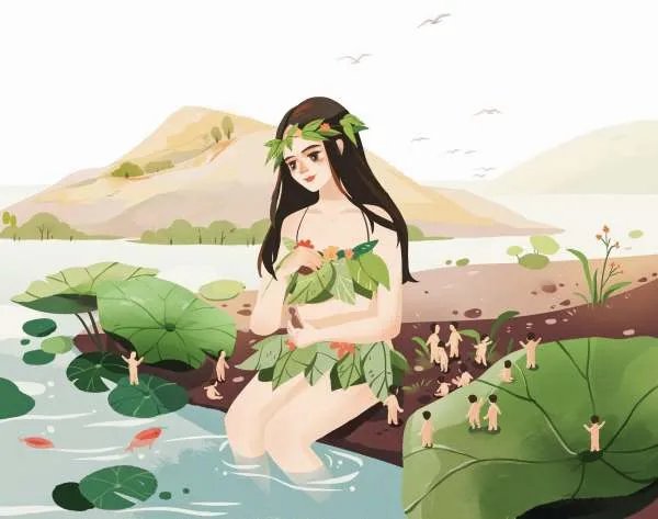 女娲造人的故事概括