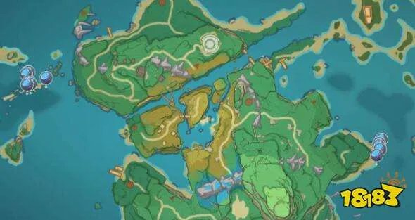原神海灵芝位置图 海灵芝采集地点分布图一览