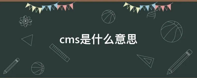 cms是什么意思