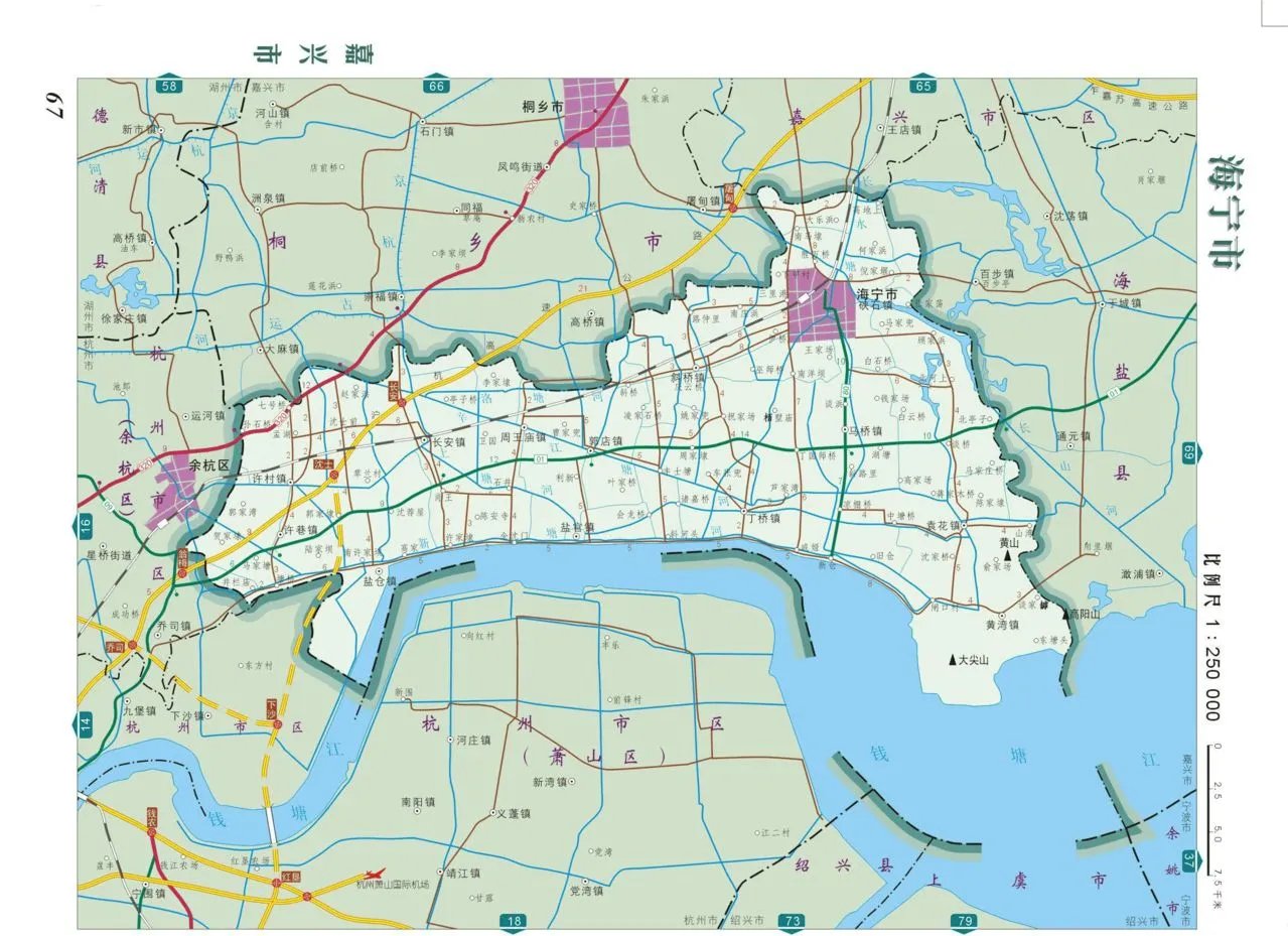 海宁的地图