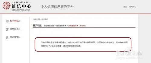 中国人民银行征信中心查询个人信用信息服务平台
