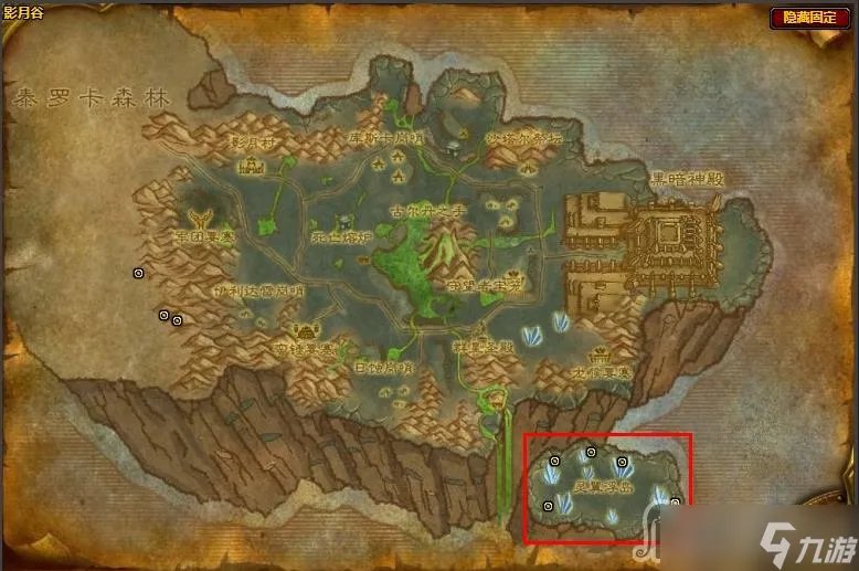 《魔兽世界》怀旧服WLK法力蓟位置介绍