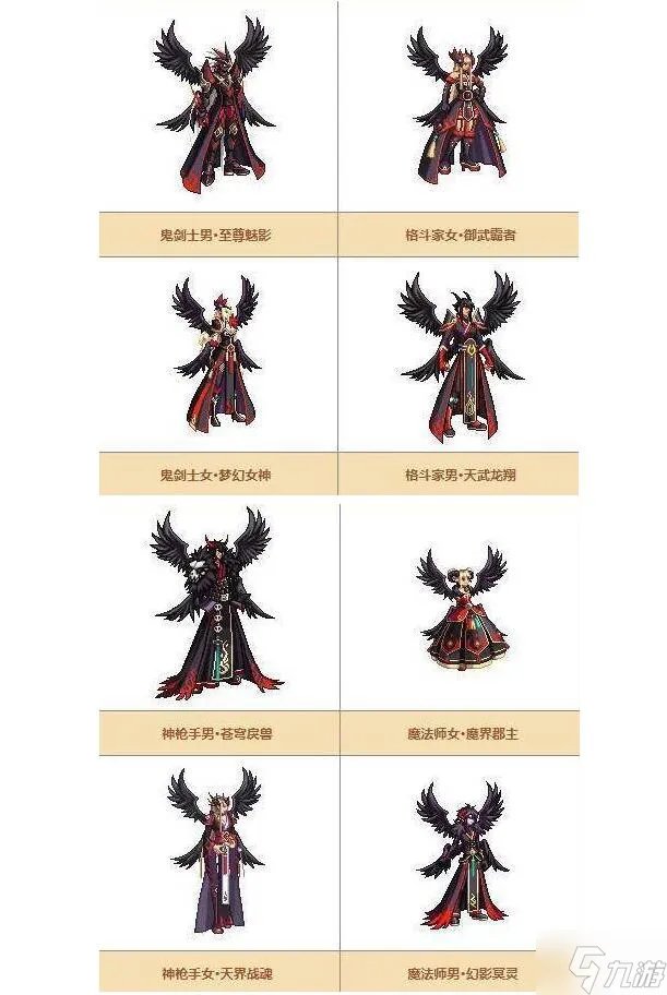 《dnf》天空套1到12套外观一览