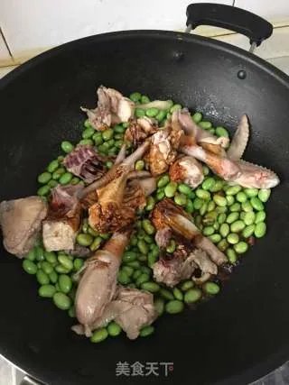 毛豆烧鸡