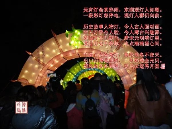 关于元宵节花灯会，写一段，或一篇，文字十分优美